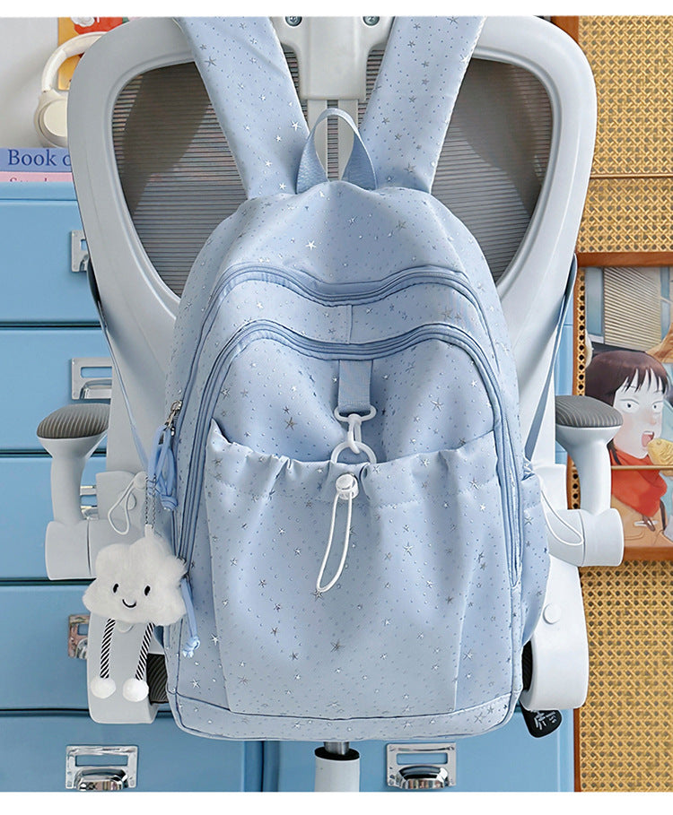 Charmanter Sternenmuster Rucksack Brehn