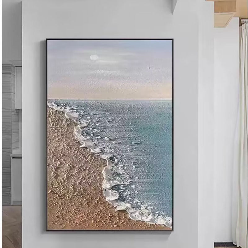 Serene Küstenlandschaft Leinwandkunstwerk