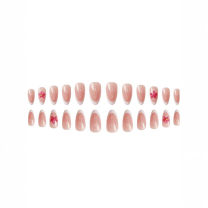 Elegante Blumen Acryl Nagelkunst Brehn