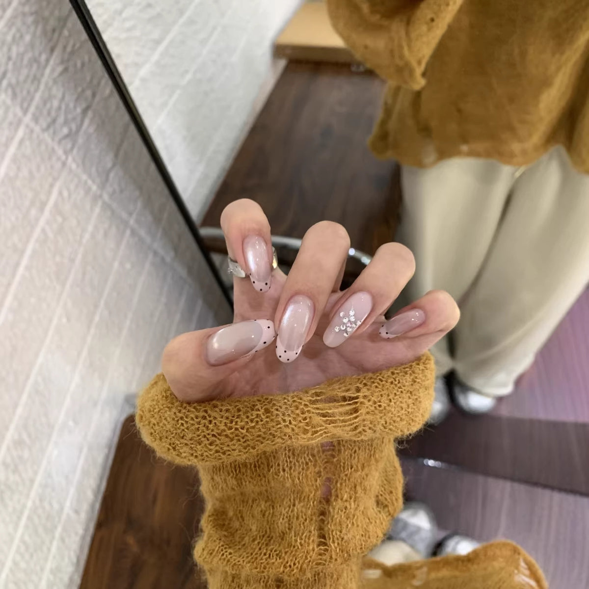 Elegante Stiletto-Nagelerweiterungen