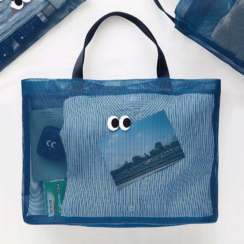 Praktische Strandtasche mit Netzstruktur Brehn