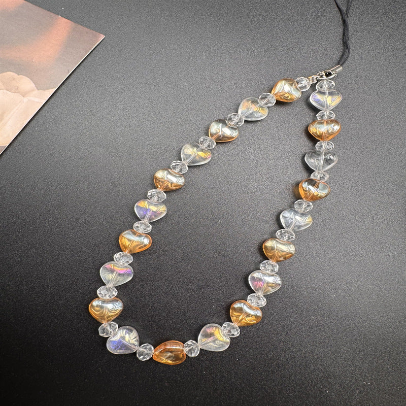 Elegante handgefertigte Perlen-Brillenband Brehn