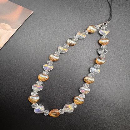 Elegante handgefertigte Perlen-Brillenband Brehn