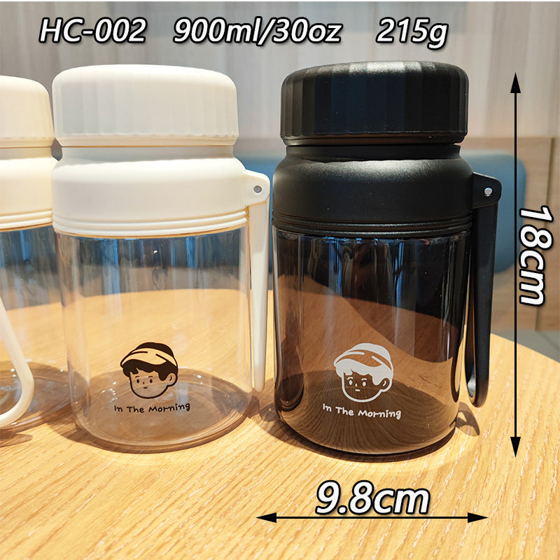 Damen kreative Trinkflasche mit praktischem Auslaufschutz Brehn