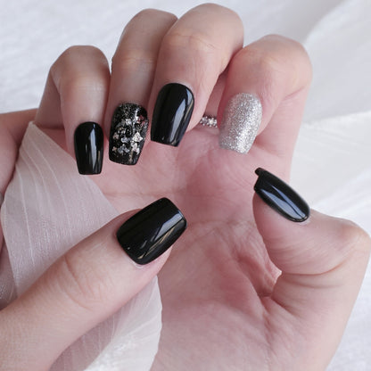 Schmetterlings-verzierte Press-On Nagelset