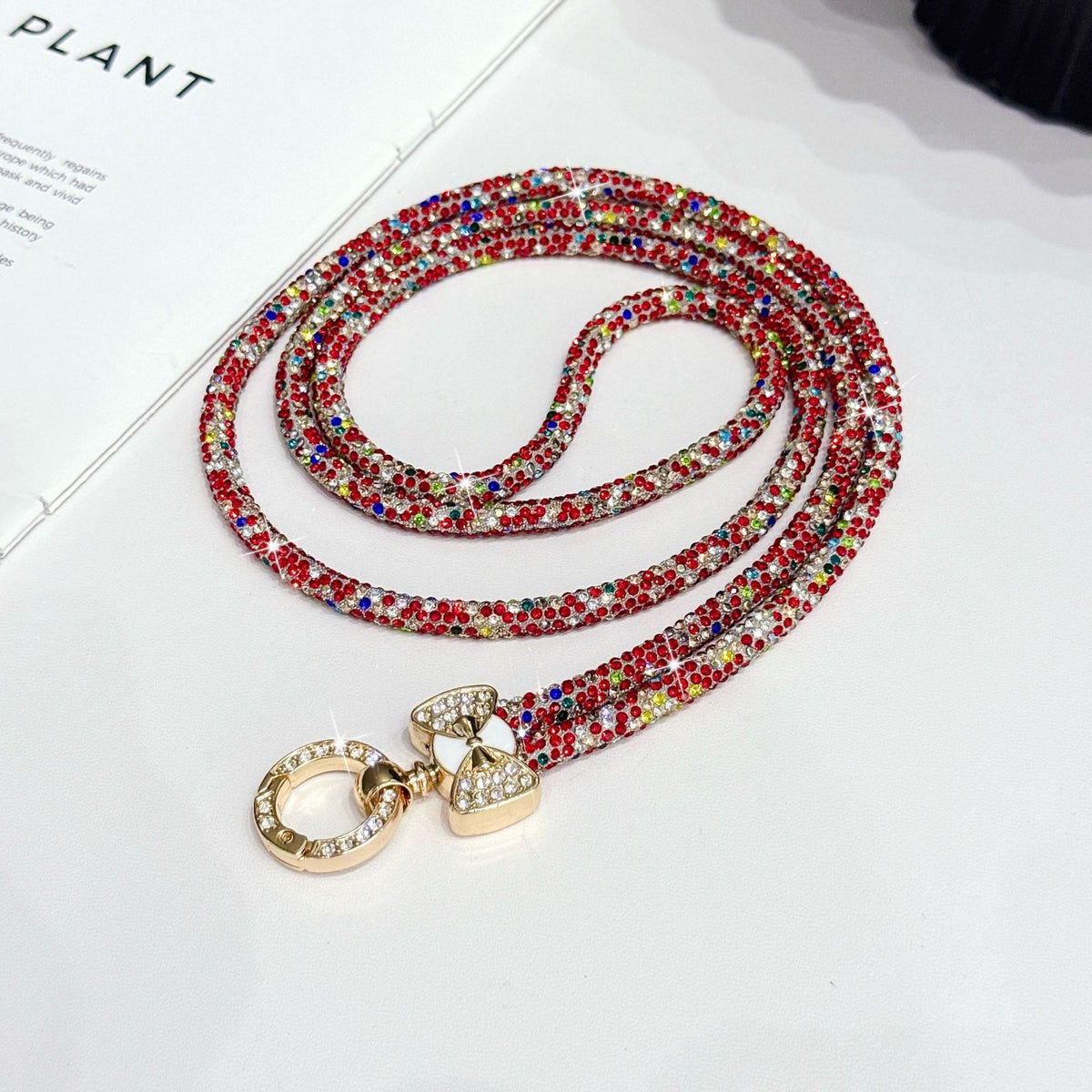 Elegante Strass-Brillen Kette Brehn