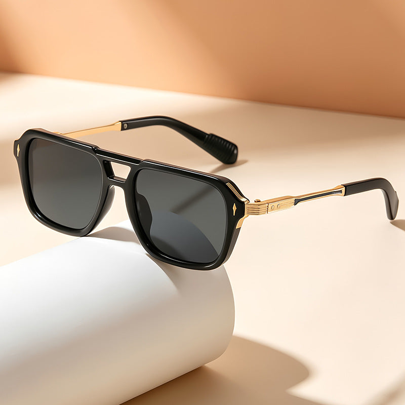 Bold Geometrischer Rahmen Sonnenbrille Brehn