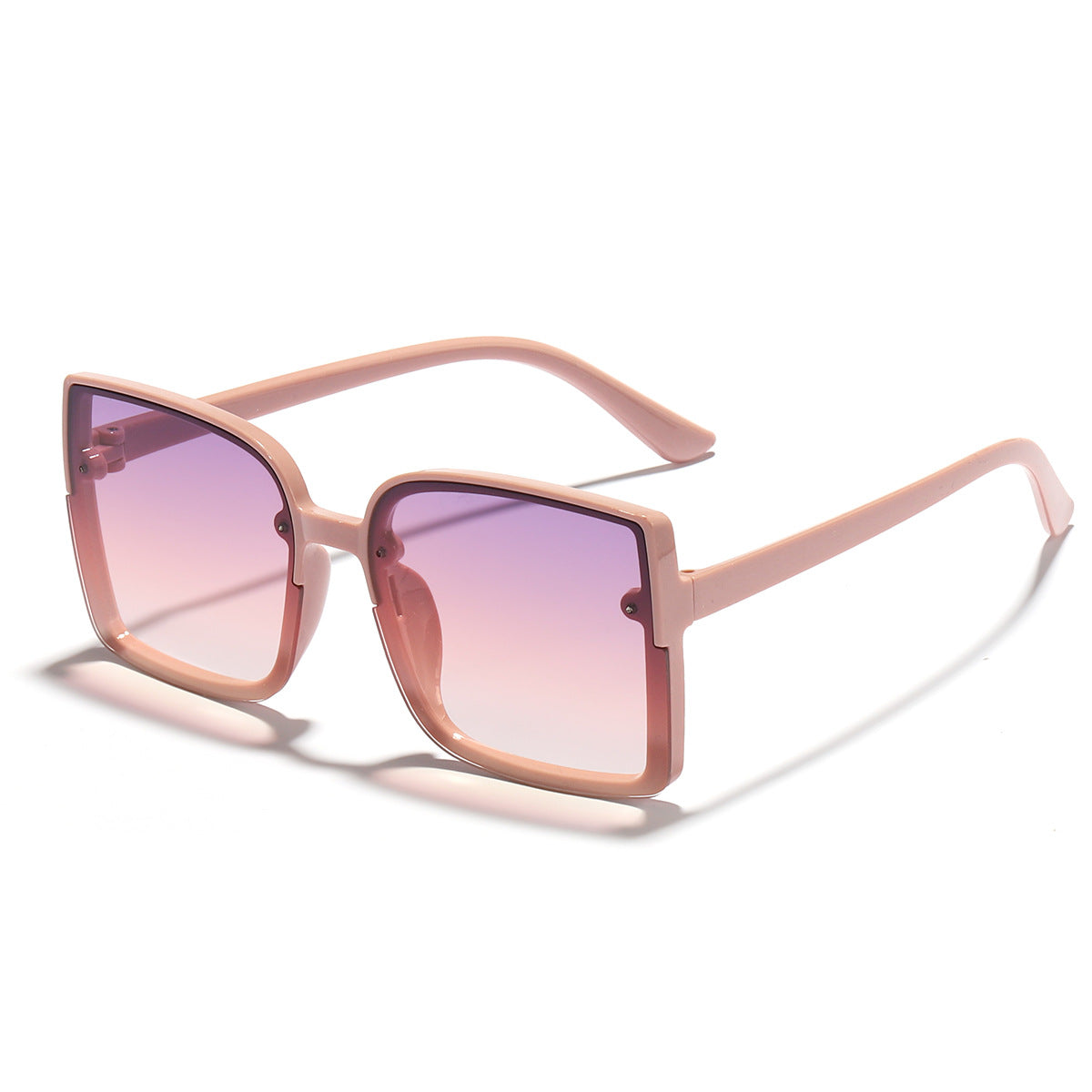 Damen oversized quadratische Sonnenbrille mit modernem Gradienteneffekt Brehn