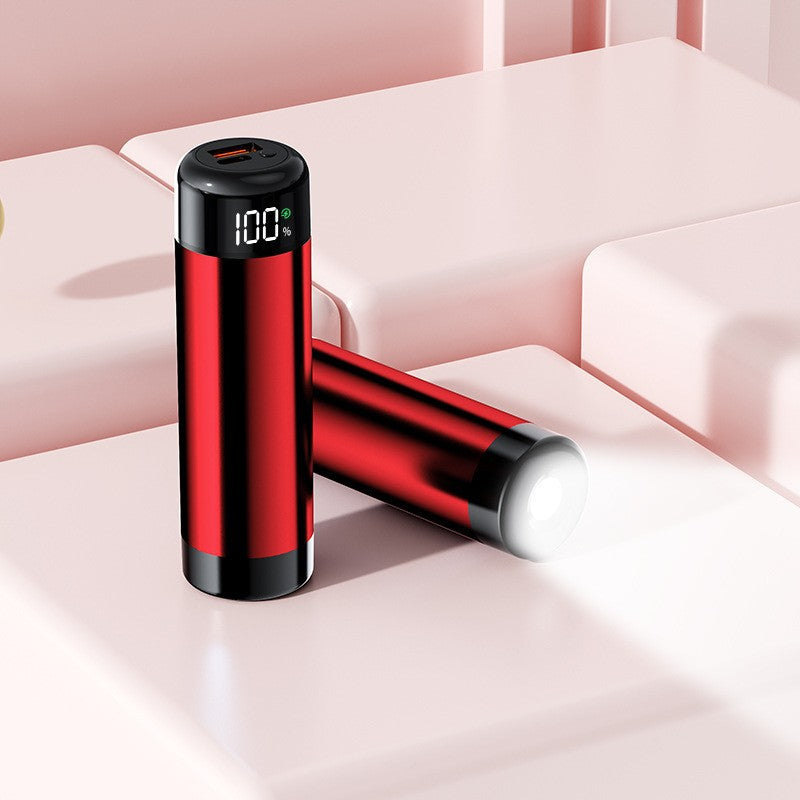 Powerbank mit Digitaler Ladeanzeige und Integrierter Taschenlampe Brehn