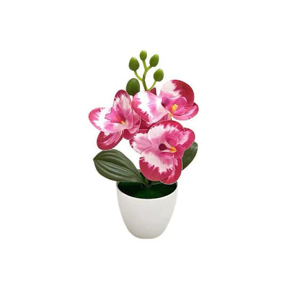 Lebensechte Orchideenblumenarrangement