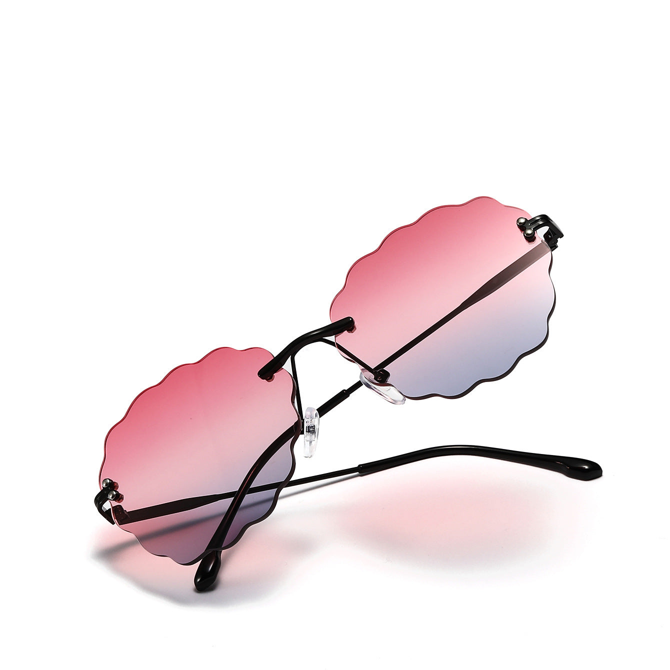 Damen modische Sonnenbrille im einzigartigen Blumenrahmen Brehn