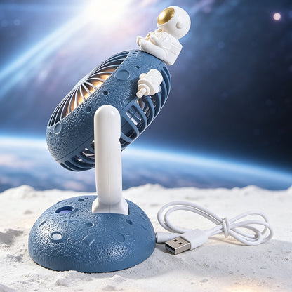 Damen Tragbarer USB Tischventilator mit kreativem Astronauten-Design Brehn