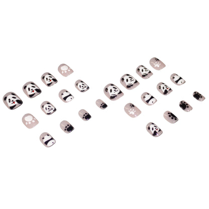 Kreatives Panda-Themen-Nagelkunst-Set