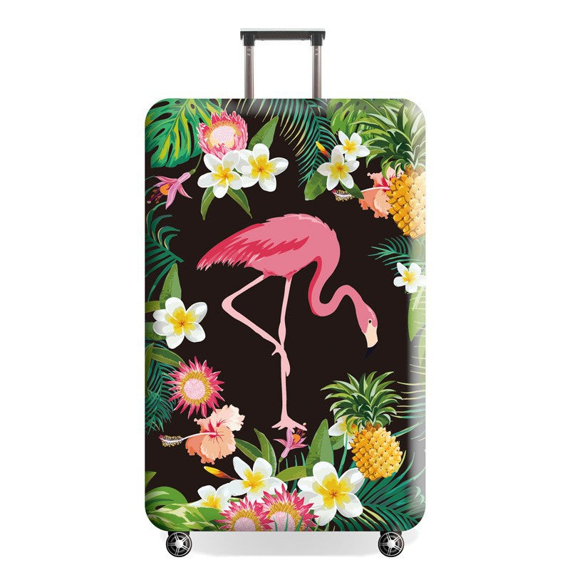 Unisex Hartschalenreisekoffer mit künstlerischem Flamingo-Motiv Brehn