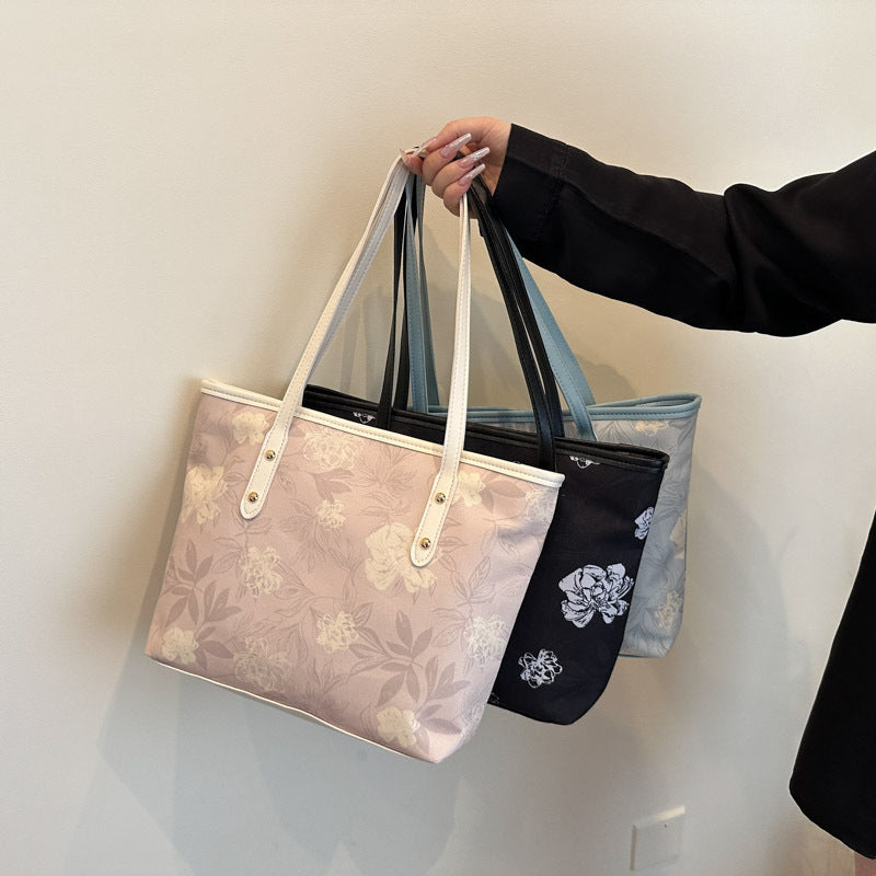 Blumenmuster Tote Bag Brehn