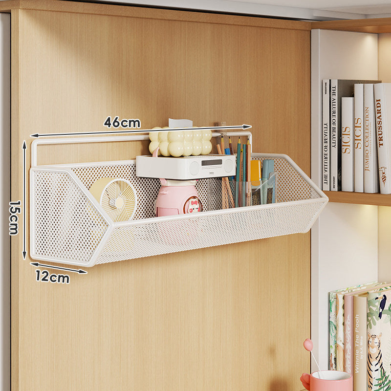 Wandmontierter Metallgitter-Organizer-Regal