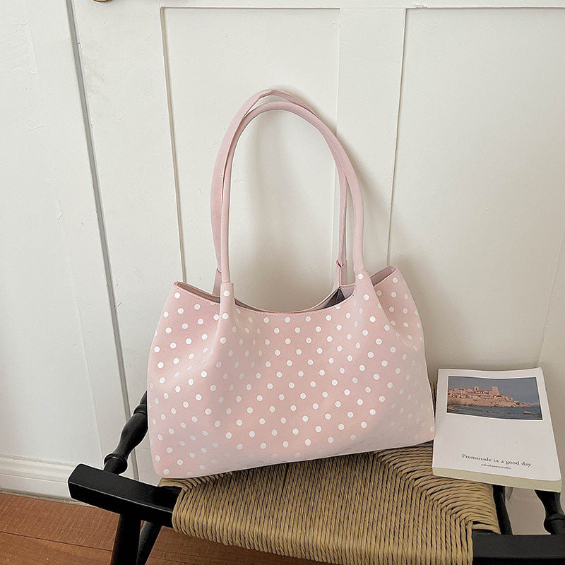 WoChic Polka Dot Schultertasche Brehn
