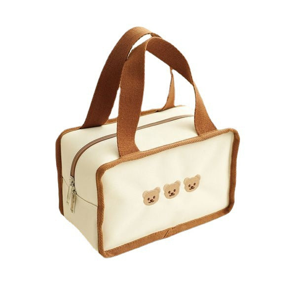 Canvas Kinder Bestickte Hasen Tasche