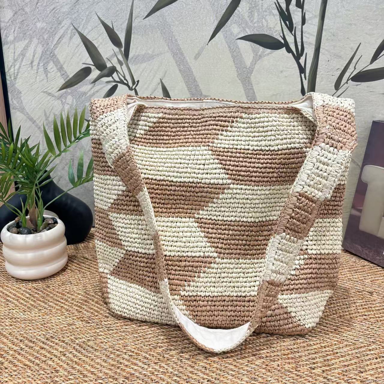 Praktische Hobo-Tasche mit Geometrischem Muster Brehn