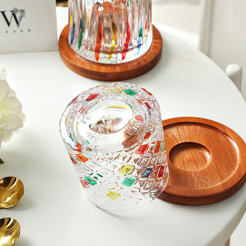 Rotierendes Multi-Color-Glas für Whiskey mit Geschenkbox | Brehn