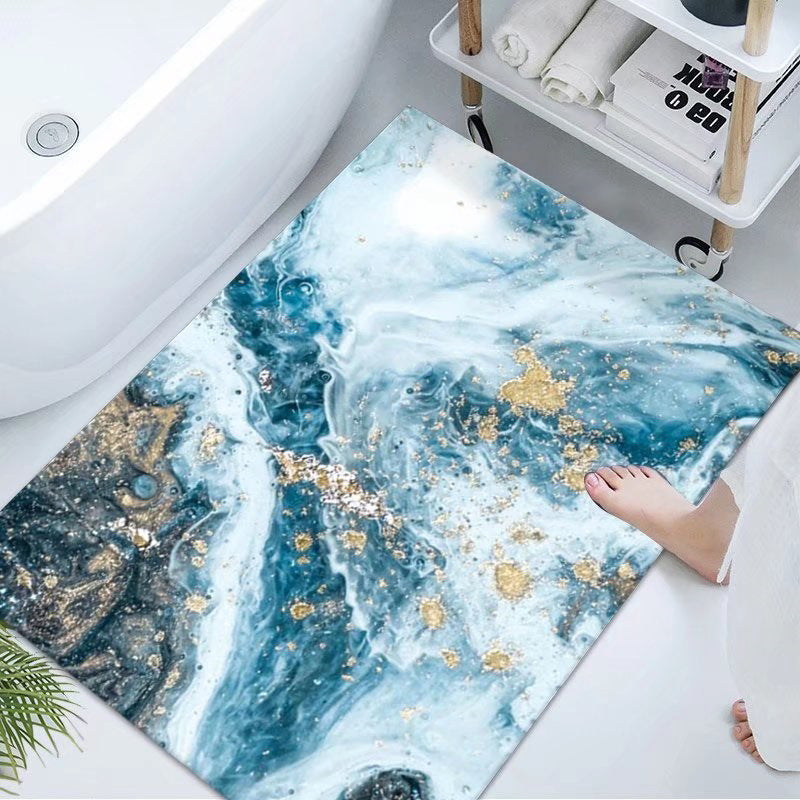 Luxuriöse Marmor Design Badematte Brehn