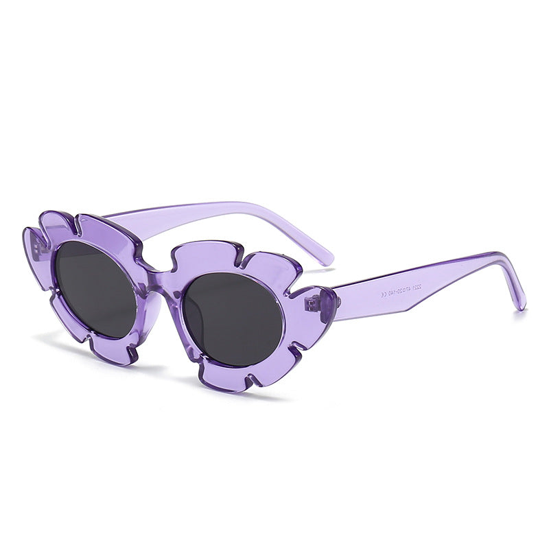 Damen Blütenförmige Sonnenbrille mit hochwertigem UV-Schutz Brehn