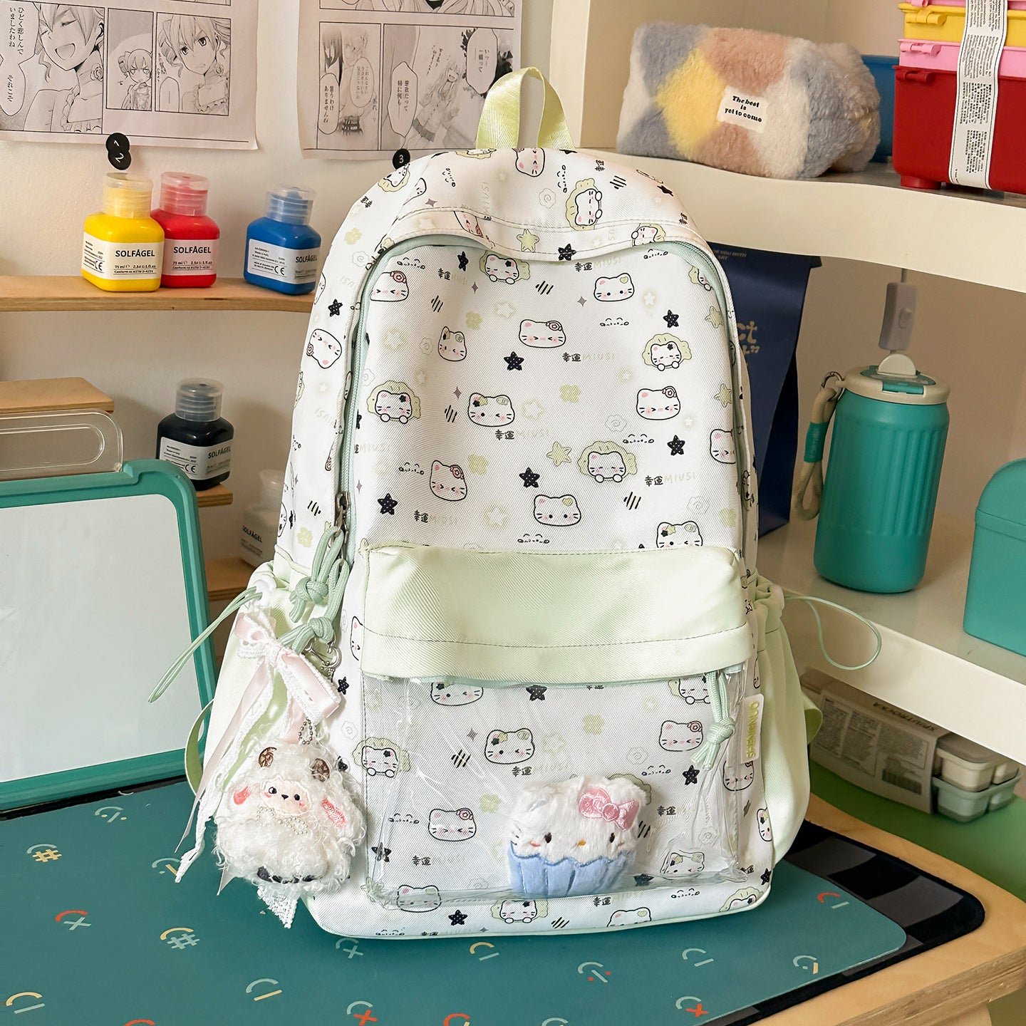 Cartoon-Charakter-Themen-Rucksack