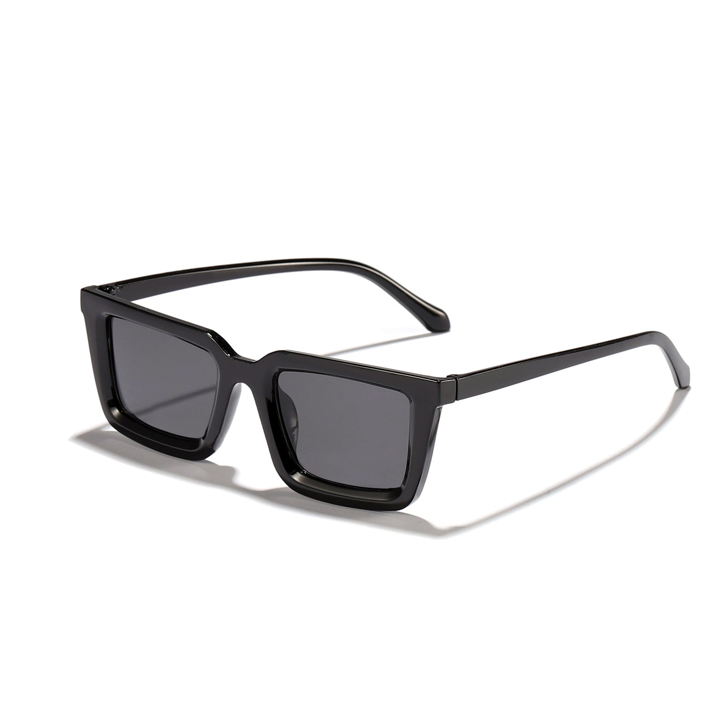 Damen moderne quadratische Sonnenbrille mit verspiegelten Gläsern Brehn