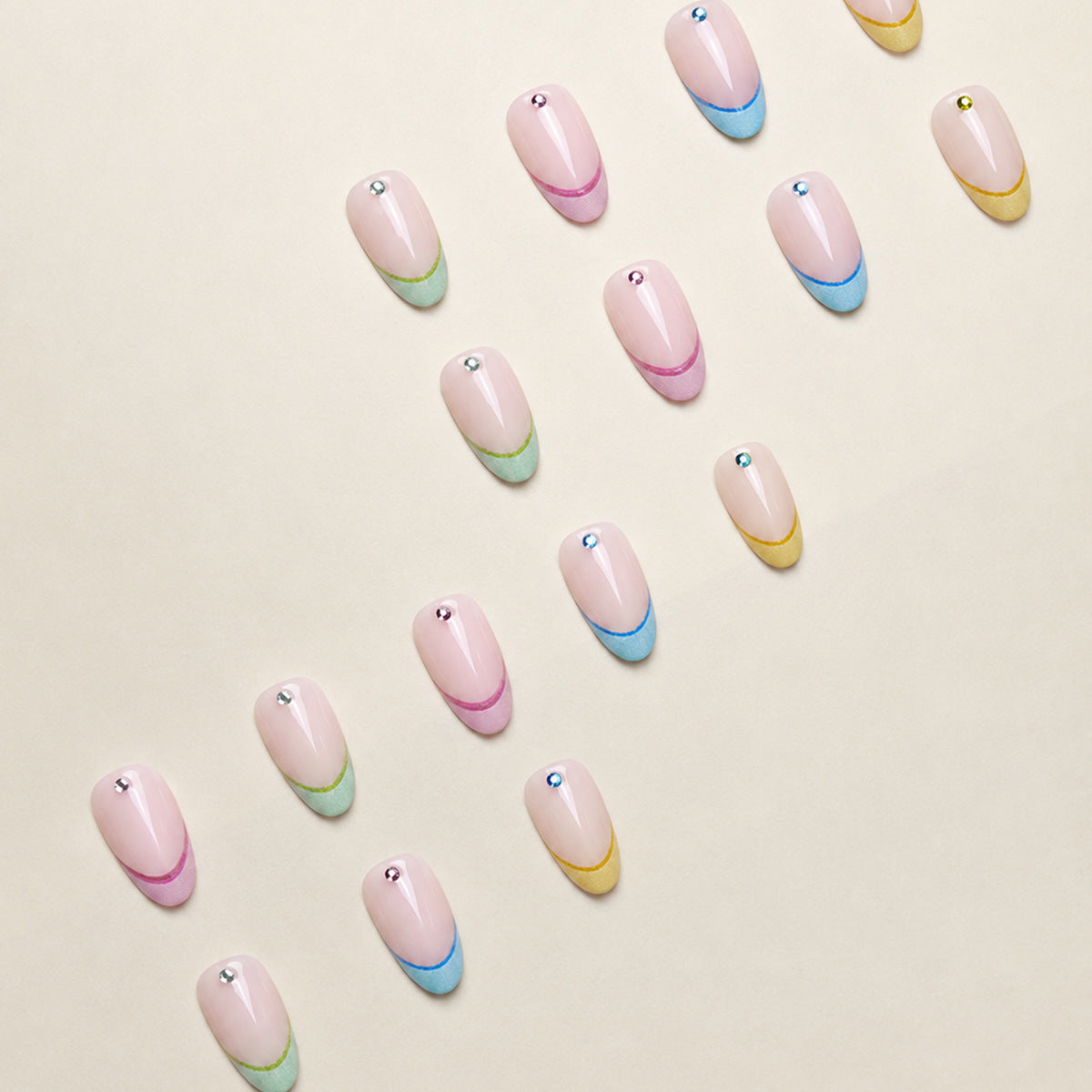Elegante Französische Spitze Nagelkunst