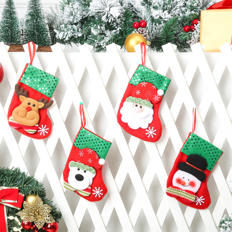 Weihnachtsstrumpf mit Rentiermotiv Brehn