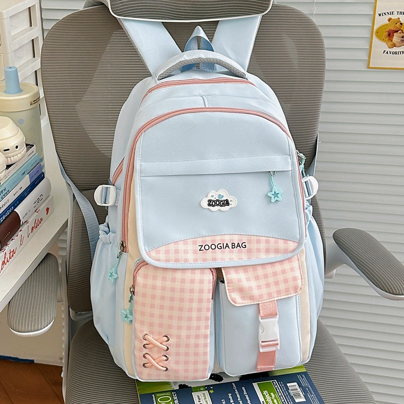 Stylische Multi-Taschen-Schulrucksack Brehn