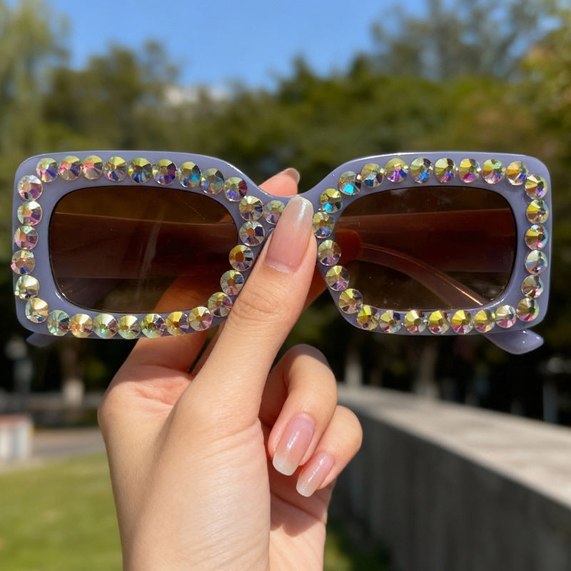 Dekorativer mit Strass besetzter Sonnenbrille Brehn