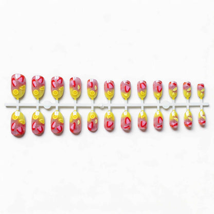 Tropische Früchte Nagelkunst