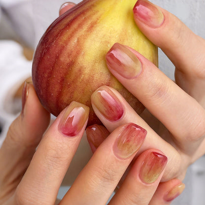 Künstlerisches Sculpted Press-On Nagelset Brehn