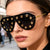 Damen Statement-Sonnenbrille im futuristischen Design mit dekorativen Elementen Brehn
