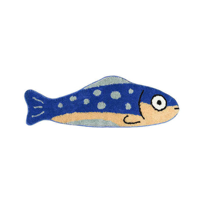 Verspielte fischförmige Badmatte Brehn
