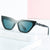 Damen Cat-Eye Sonnenbrille mit modernem Kettenrahmen Brehn