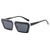 Damen modische Sonnenbrille mit markantem eckigen Rahmen und polarisierenden Gläsern Brehn