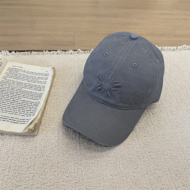Damens Baseball-Cap mit Blumenstickerei Brehn