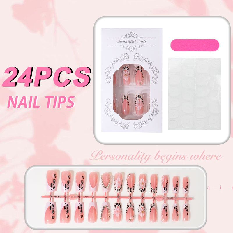 Künstlerisches Press-on-Nagelset Brehn