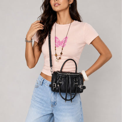 Mini Lederhandtasche