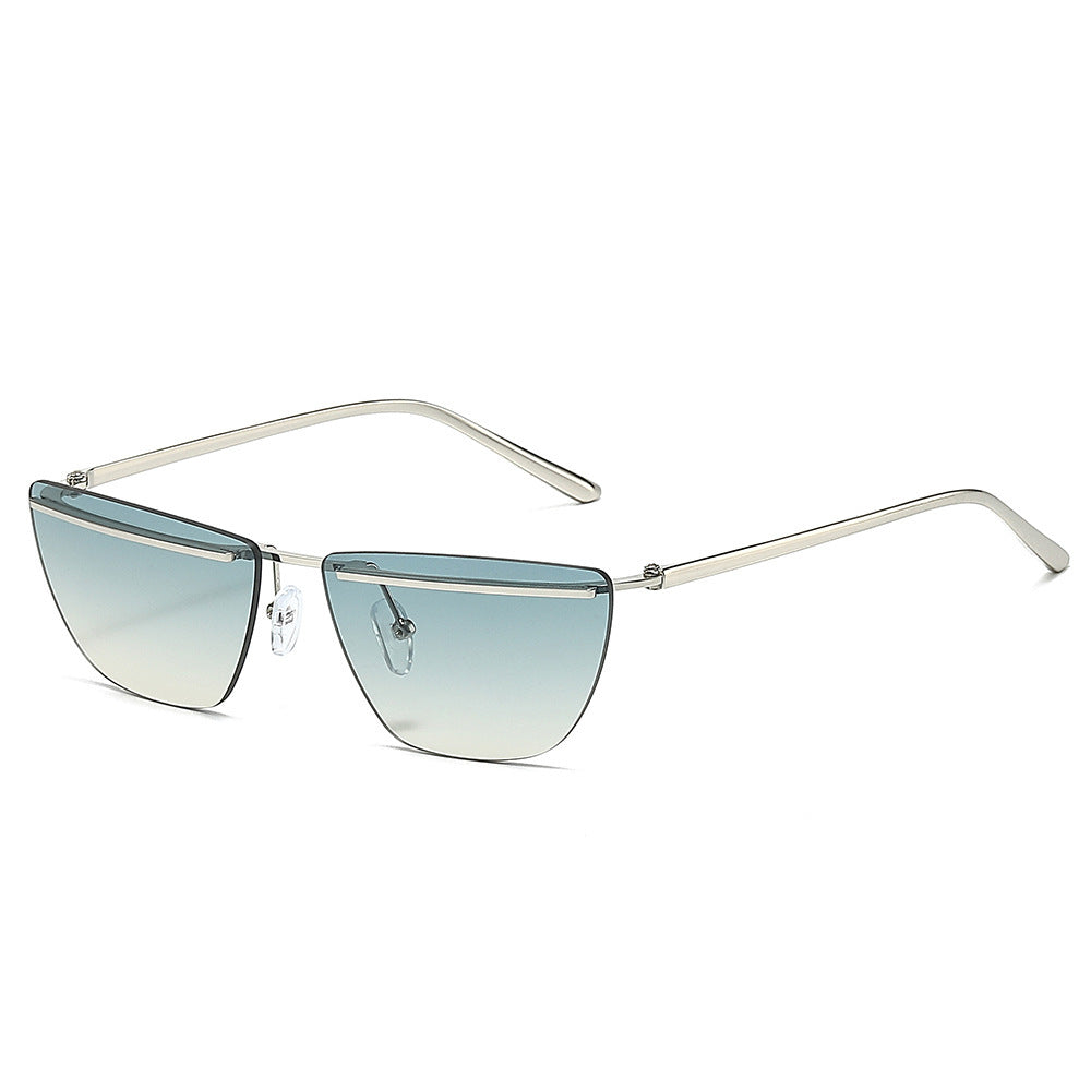 Moderne geometrische eckige Sonnenbrille Brehn