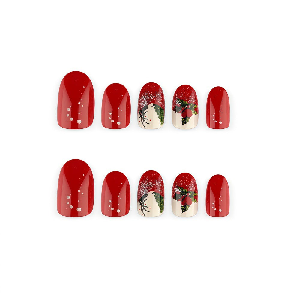 Kunstnägel mit Weihnachtsmotiv Brehn