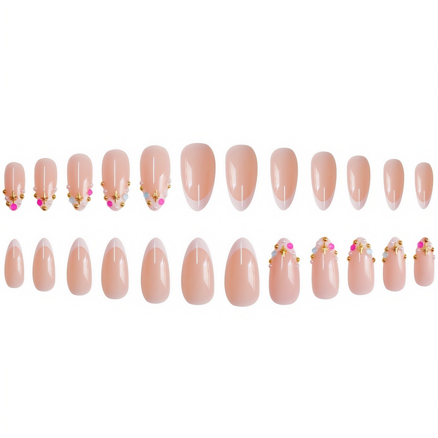 Dekoratives Press-On Nagelkunst Set Brehn