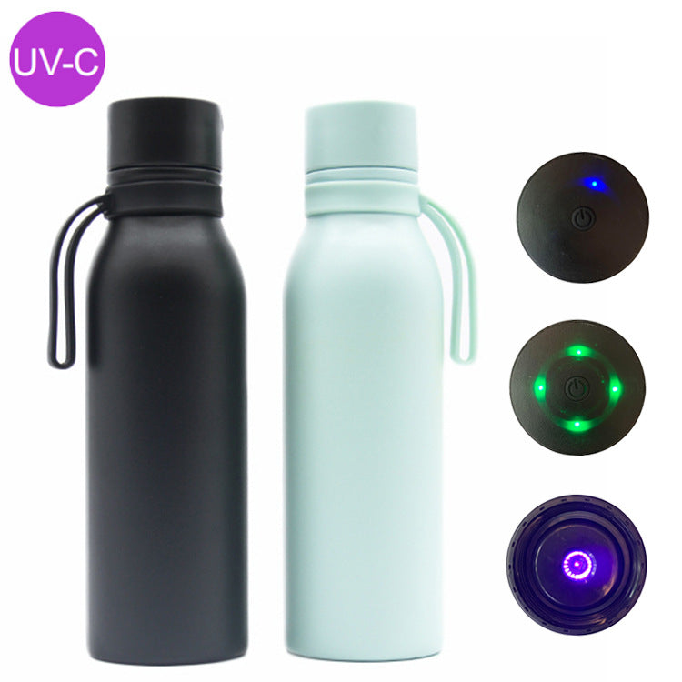 Damen UV-Desinfektions Wasserflasche mit LED-Anzeige und USB-Anschluss Brehn