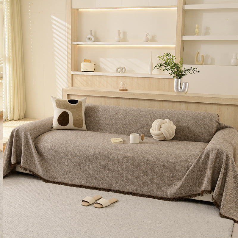 Gemütliche Fleece-Sofa-Wurfdecke