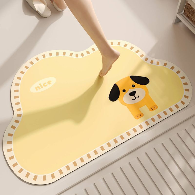 Verspielte hunde-themen dekorative duschmatte brehn