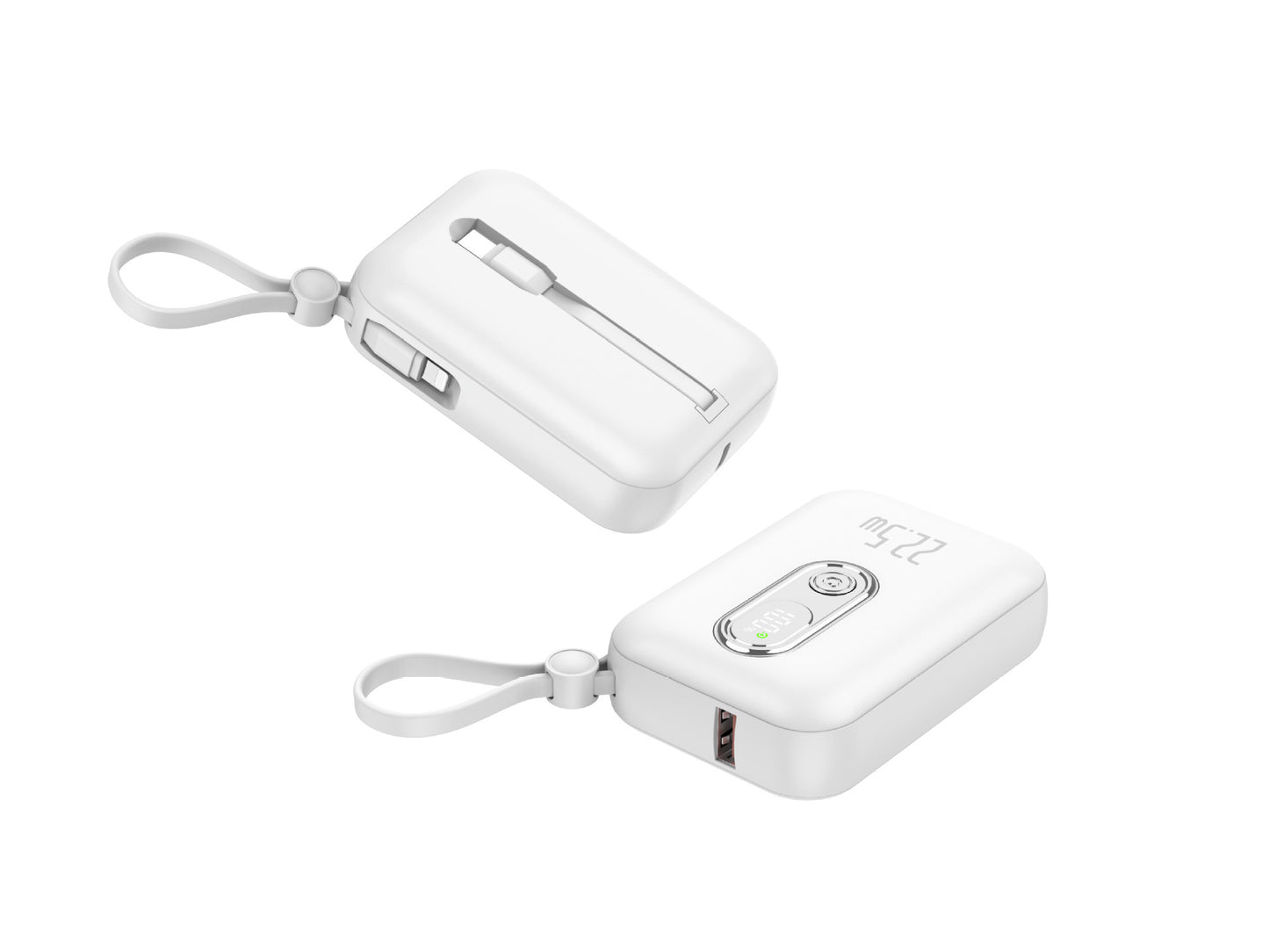 Tragbare Powerbank mit Integriertem Usb-C Anschluss und Digitaler Ladestandsanzeige Brehn