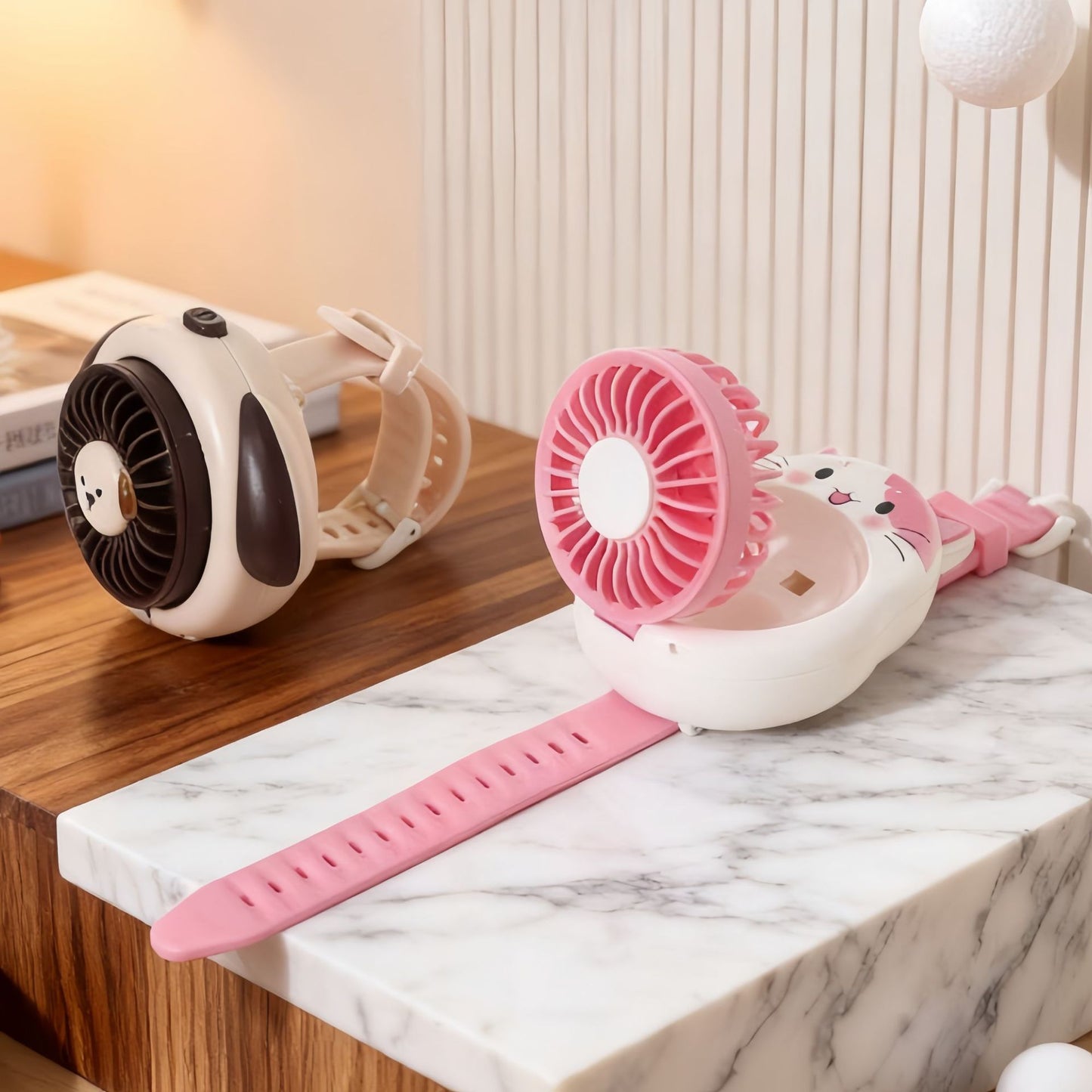 Damen Handventilator im verspielten Hundedesign Brehn