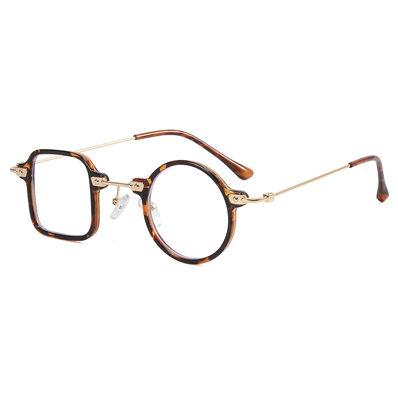 Damen elegante runde Hybridbrille mit quadratischem Design Brehn
